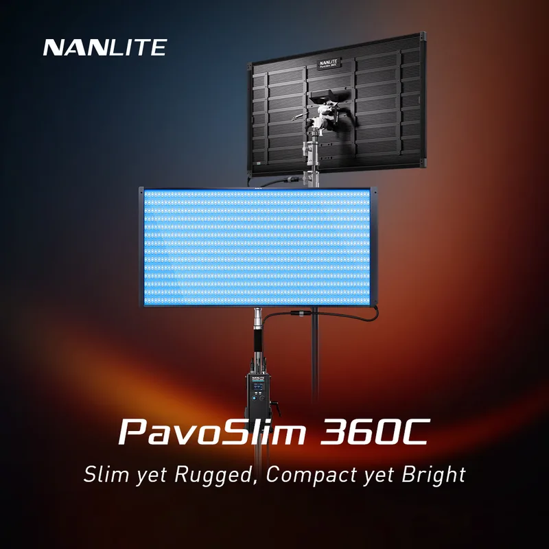 Nanlite PavoSlim 360C RGBWW — 4 × 2 ft